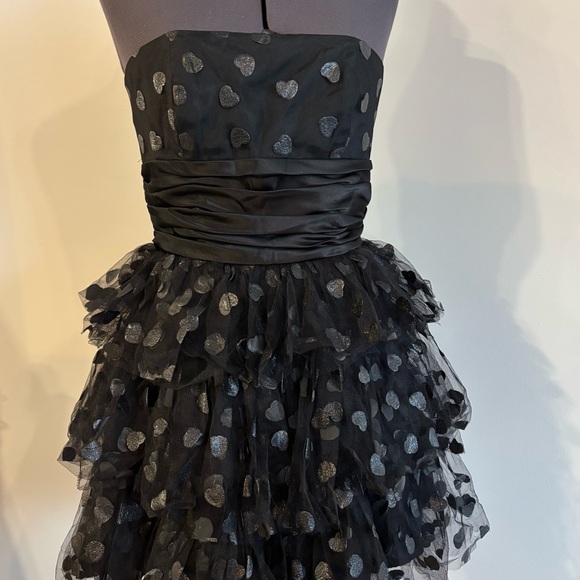 Betsey Johnson Black Evening Strapless Dress - Picture 3 of 13